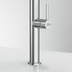 FRANKE Baterie Mythos Pescara Dus J Inox, monocomanda, dus
