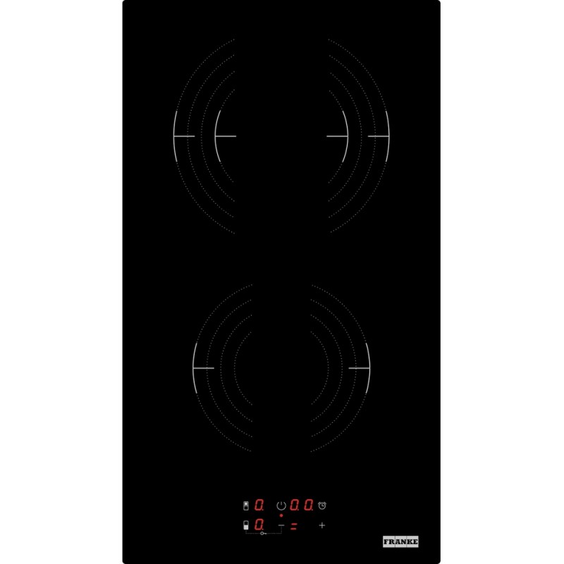 FRANKE Plita vitroceramica FRSL 302 C TD BK, Sticla, Negru, 2 zone gatit, Touch control, 30 cm