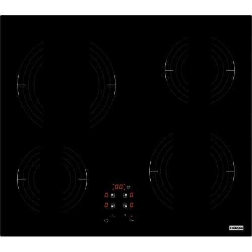 FRANKE Plita vitroceramica FRSL 604 C T BK, Sticla, negru, 4 zone gatit, Touch control, 60 cm