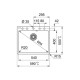 Pachet Franke Cuptor FSL 86 H WH+Plita FHNS 604 4G WH C Hota FTC 601 WH/GL+Chiuveta MRG 610-54 +Baterie Novara Plus Alb