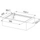 FRANKE Plita/ Hota Smart 2 Gether, Ellipse FSM 7072 4RC R HI Negru, Inductie, 680 mᶾ/h, Touch control, 70 cm