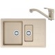 FRANKE Pachet chiuveta fragranite BFG 651-78+  baterie Novara Plus avena
