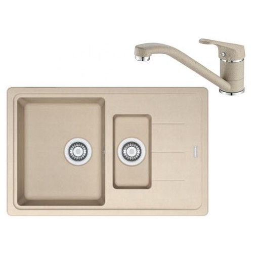 FRANKE Pachet chiuveta fragranite BFG 651-78+  baterie Novara Plus avena