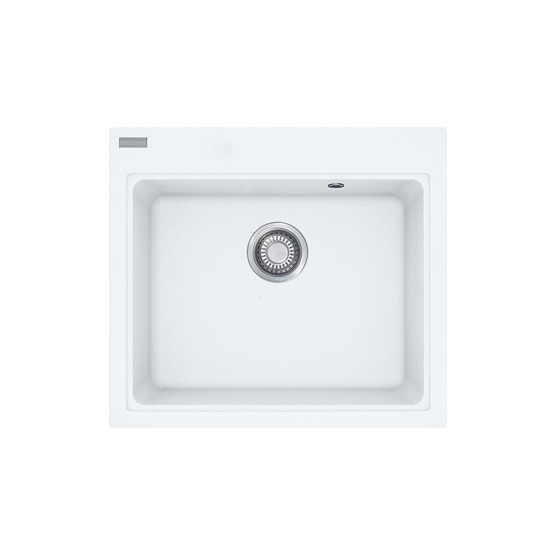 FRANKE Chiuveta Fragranite MRG 610-58 Alb ( PRODUS EXPUS IN SHOWROOM), 59 cm