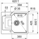 Pachet Franke CHIUVETA UBG 611-62 +BATERIE Orbit extractibil +CUPTOR FSM 82 H XS +PLITA FHMA 604 3G DC MB C +HOTA FSM 601 BK/GL