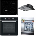 Pachet Franke Cuptor FSL 86 H BK+Plita inductie FSM 654 I BK+Hota telescopica FTC 601 BK/GL +Masina de Spalat Vase FDW 614 E5P E