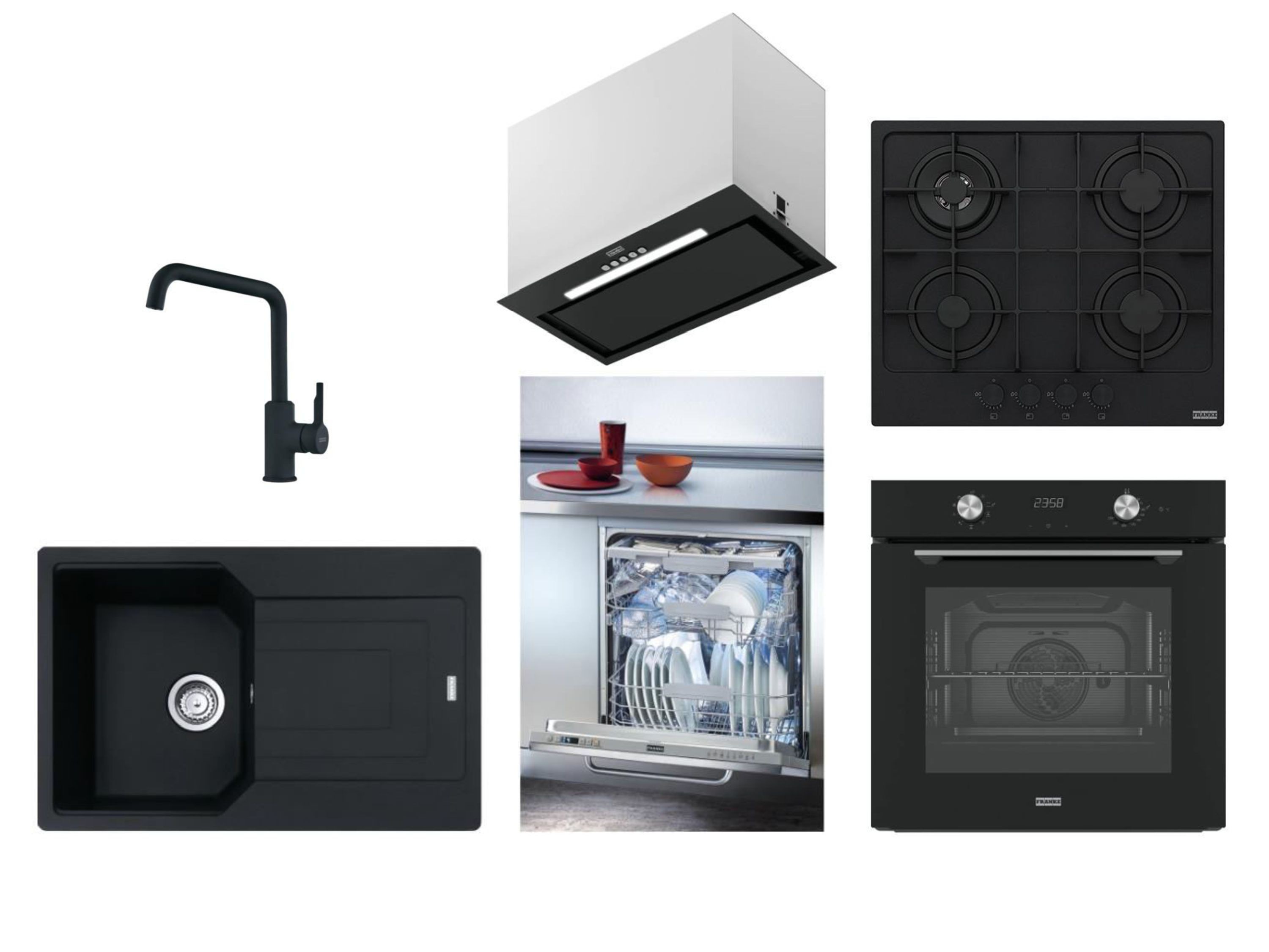 Promotia Franke KS Sistem Extins 2 Gama Maris Negru PFKSE2GM