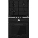 Pachet Franke Negru Mat Cuptor FCO 86 H BT + Plita pe gaz FCH 604 3G TC MB C