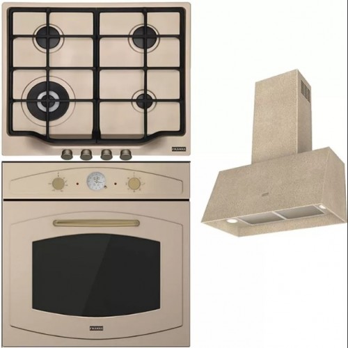 Pachet Franke Avena Cuptor electric FCO 86 H OA + Plita pe gaz FCH 604 3G TC OA C + Hota decorativa 70cm FCO 70 OA