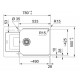 Pachet Franke AVENA BATERIE Novara Plus Dus+CHIUVETA UBG 611-78L+PLITA FCH 604 3G TC OA C +CUPTOR FCO 86 H OA+HOTA FBI 525 PLUS