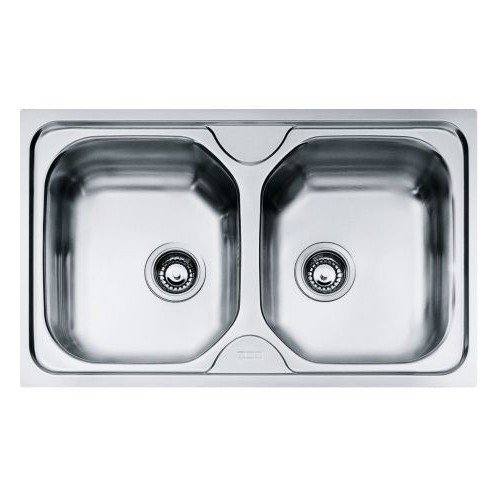 FRANKE Chiuveta OLL 620 Inox Dekor, 2 cuve, 79x50 cm