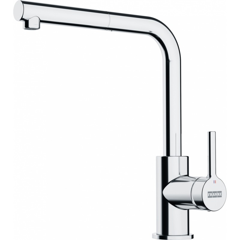 FRANKE Baterie Smart Lina L, Dus Extractibil, Crom, monocomanda