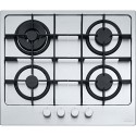 FRANKE Plita gaz Maris FHMA 604 3G DC XS C, Inox, 4 arzatoare, gratare fonta, 60 cm