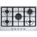 FRANKE Plita gaz Smart FHSM 755 4G DC XS C, Inox, 5 arzatoare, gratare fonta, 73 cm