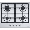 FRANKE Plita gaz Smart FHSM 604 4G XS C, Inox, 4 arzatoare, gratare fonta, 60 cm