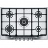 FRANKE Plita gaz Trend Line 750 FHTL 755 4G TC XS C, Inox Satinat, 5 arzatoare, gratare fonta, 75 cm