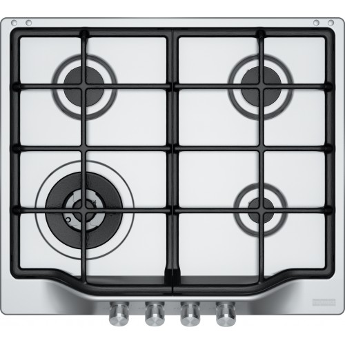 FRANKE Plita gaz FHTL 604 3G TC XS C, Inox Satinat, 4 arzatoare, gratare fonta, 60 cm