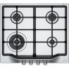 FRANKE Plita gaz FHTL 604 3G TC XS C, Inox Satinat, 4 arzatoare, gratare fonta, 60 cm