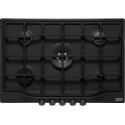 FRANKE Plita Gaz FCH 755 4G TC BT C Matte Black/ negru mat, 5 arzatoare, gratare fonta, 75 cm
