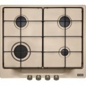 FRANKE Plita Gaz FCH 604 4G OA E, Avena Rustic, 4 arzatoare, gratare emailate, 60 cm