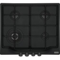 FRANKE Plita Gaz Rustic FCH 604 3G TC MB C Matte Black/ Negru mat, 4 arzatoare, gratare fonta, 60 cm