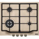 FRANKE Plita Gaz Rustic FCH 604 3G TC OA C Avena, 4 arzatoare, gratare fonta, 60 cm