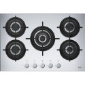 FRANKE Plita gaz Mythos FHCR 755 4G TC HE XA C, Inox, 5 arzatoare, gratare fonta, 75 cm
