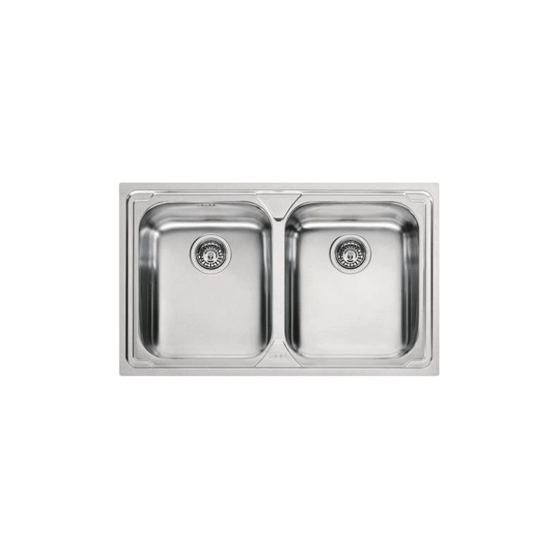 FRANKE Chiuveta Logica Line LLX 620, 2 cuve, inox lucios, 79x50 cm