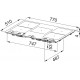 FRANKE Plita Inductie incorporabila Mythos FMY 808 I FP BK KL, Negru,77 cm
