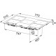 FRANKE Plita Inductie incorporabila Mythos FMY 805 I F KL MB Conectivitate hota, Negru,77 cm