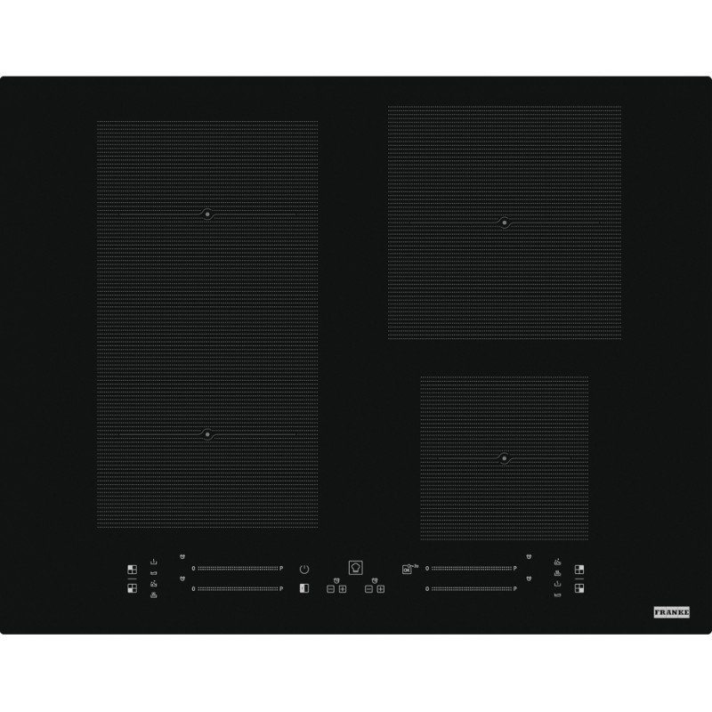 FRANKE Plita Inductie Maris, FMA 654 I F BK, Negru, Sticla, 4 zone gatait, comanda Sliding Touch, Zone Flexi, 65 cm
