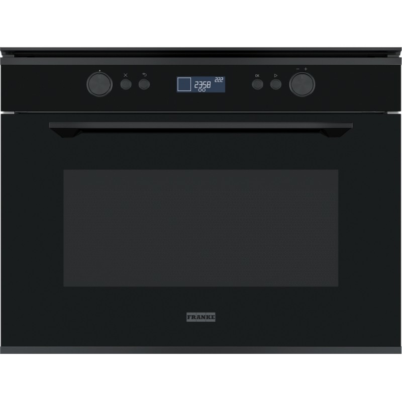 FRANKE Cuptor Microunde Combinat FMY 45 MW BK Negru, 40 l, 9 functii, 10 retete presetate