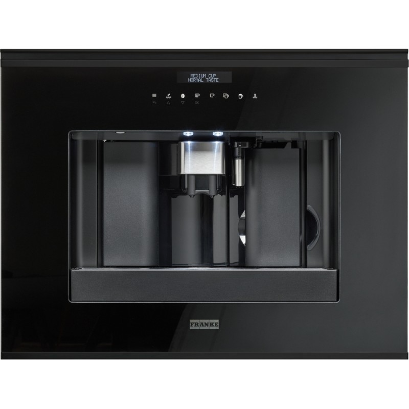 FRANKE Masina de cafea incorporabila FMY 45 CM BK Negru, boabe, 13 nivele granulatie, Display LCD full touch, 60 cm