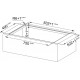 FRANKE Hotă/Plită inductie Maris 2Gether FMA 8381 HI, Negru, 600 mᶾ/h, Touch Control, 83 cm