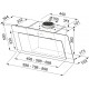FRANKE Hota Decorativa Maris Neo, FNO 605 BK, Negru, 800 mᶾ/h, Touch control, 60 cm