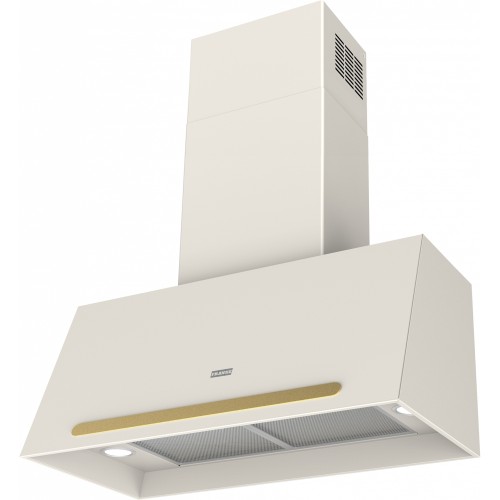 FRANKE Hota decorativa FCO 70 PW/G Pearl White/ Panna, 600 mᶾ/h, comanda Push Pull, 70 cm