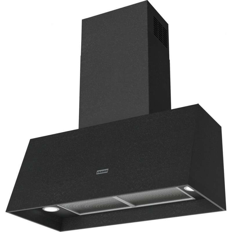 FRANKE Hota decorativa Rustic FCO 70 ON Nero/ negru, 600 mᶾ/h, comanda Push Pull, 70 cm