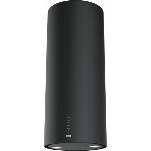 FRANKE Hota Insula FTU PLUS 3707 I BK Matte Black/ negru mat, 700 mᶾ/h, comanda Soft Tuch