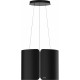 FRANKE Hota Smart Suspended/ tavan, FSMS F42 BK MATT, negru mat, Sticla, 740 mᶾ/h, Soft Touch