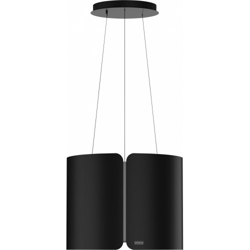 FRANKE Hota Smart Suspended/ tavan, FSMS F42 BK MATT, negru mat, Sticla, 740 mᶾ/h, Soft Touch