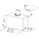 FRANKE Hota Box/ incorporabila, FBFE XS A52, inox, 620 mᶾ/h, 52 cm