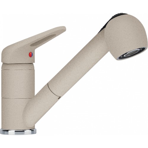 FRANKE Baterie Novara Plus Dus Extractabil Sahara, monocomanda