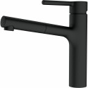 FRANKE Baterie Centro Extractibil Negru mat, monocomanda