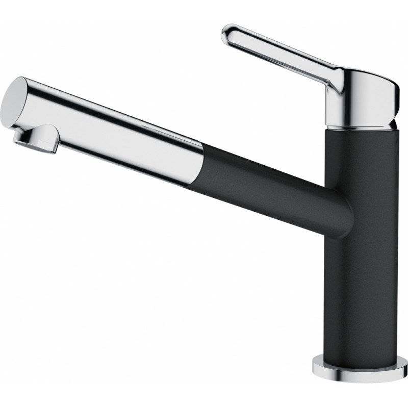 FRANKE Baterie Orbit extractibil Negru, monocomanda