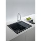 FRANKE Baterie Eos dus inox, monocomanda