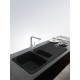 FRANKE Baterie Smart Glenda Extractor Inox, monocomanda