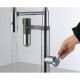 FRANKE Baterie Vital Semi-Pro Crom/Gun Metal (baterie cu filtrare a apei), cu filtru de apa potabila