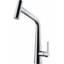 FRANKE Baterie Icon Extractibil jet dublu Crom, monocomanda