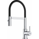 FRANKE Baterie Lina Semi Pro, Dus, Crom/Negru