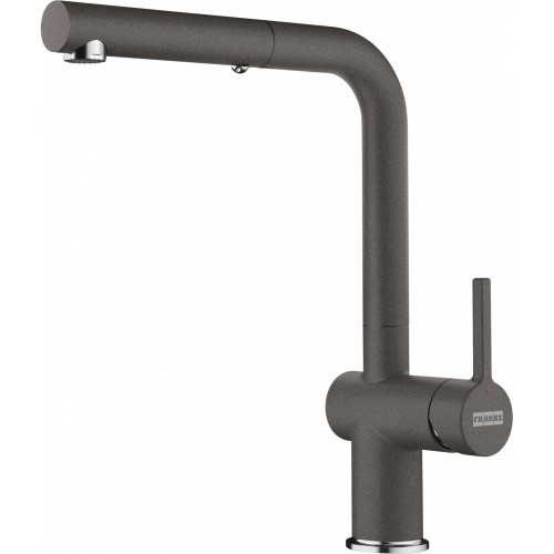 FRANKE Baterie Active Plus, Dus Extractabil, Slate Grey, monocomanda
